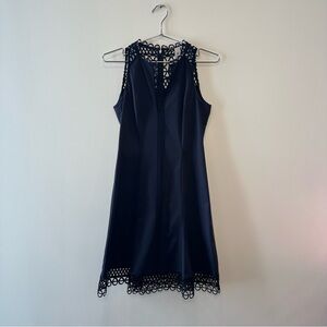Elie Tahari Blue Lace Dress